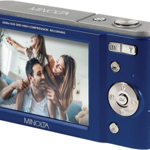 Minolta MND20 44 MP / 2.7K Ultra HD Digital Camera (Blue)